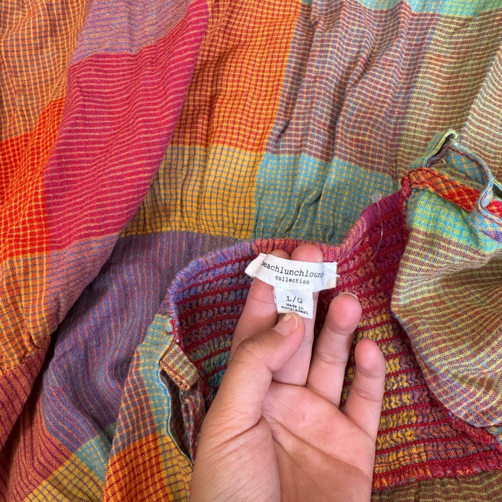 Beachlunchlounge Multicolor Patchwork Maxi Dress - image 5